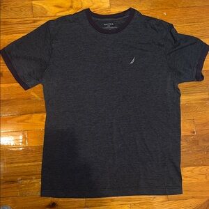 🌷 Nautica Men's Charcoal Short Sleeve Tee